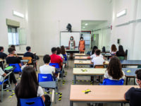 14/09/2020, primo giorno di scuola con le regole prevenzione COVID per il Liceo Scientifico Democrito di Casal Palocco