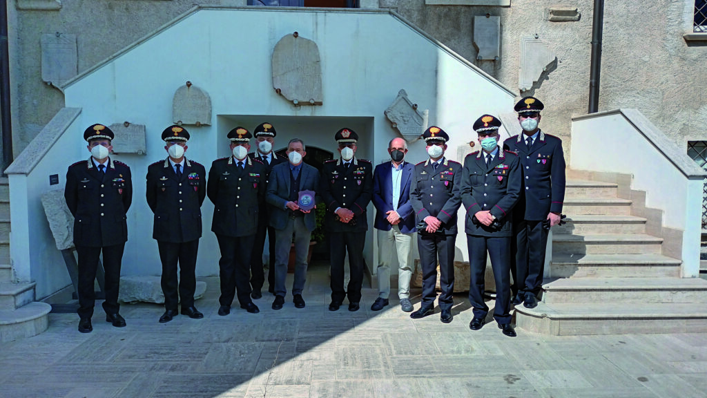 Campobasso, i comandanti delle Scuole allievi carabinieri d’Italia in visita al Museo sannitico