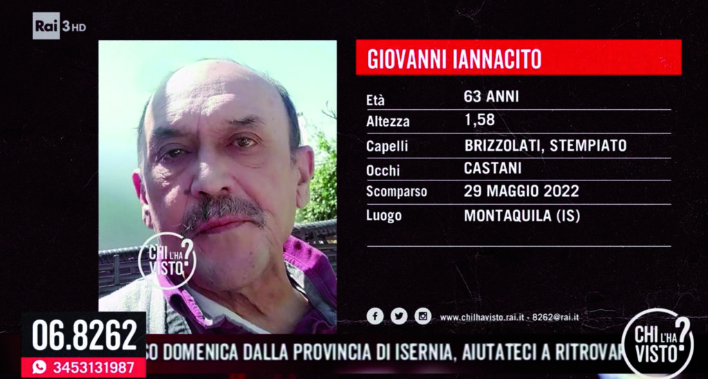 Scomparso il 29 maggio, trovato ieri pomeriggio in fondo ad un burrone