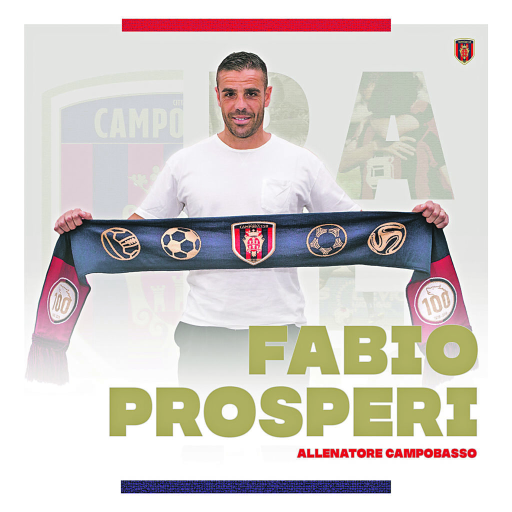 Fabio Prosperi è il 105° tecnico nella storia dei Lupi, il primo fu Mastropietro