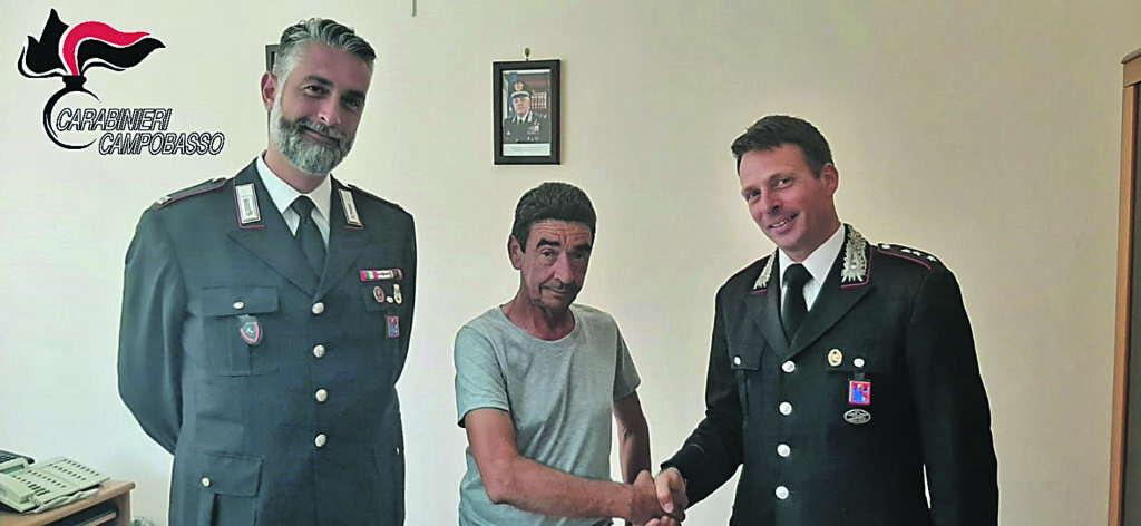 Larino. Salvato dalle fiamme, incontra gli angeli custodi