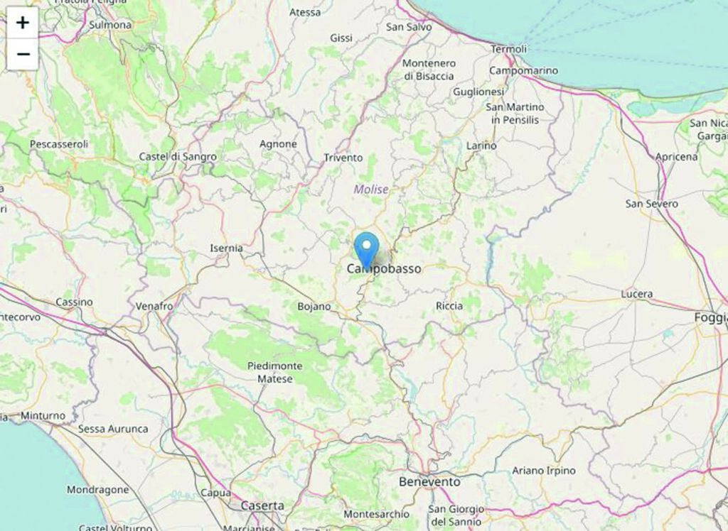 Prosegue lo sciame sismico in Molise, ieri altre due scosse a Baranello e Campobasso