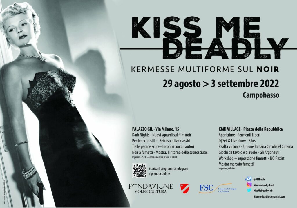 Campobasso si tinge di noir: torna Kiss me deadly