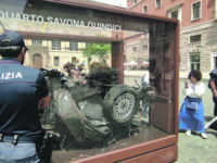 Strage di Capaci, i resti dell’auto di Falcone arrivano a Campobasso