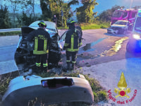 Macchiagodena. Violento scontro fra auto, tre feriti finiscono in ospedale