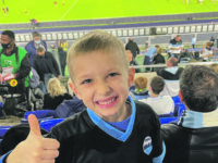 In campo con i giocatori della Lazio, il sogno di Dylan diventa realtà