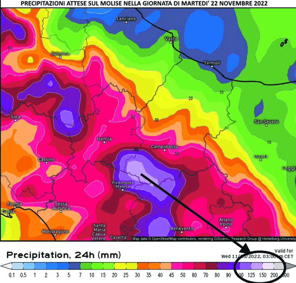 Violenti nubifragi e raffiche di vento, allerta arancione sul Molise