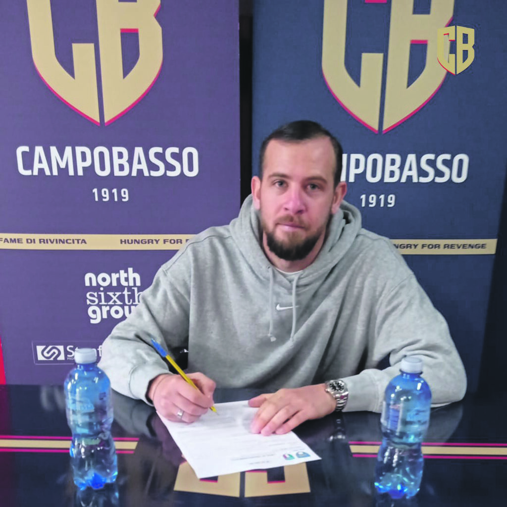 Campobasso, arriva l’attaccante Guillari