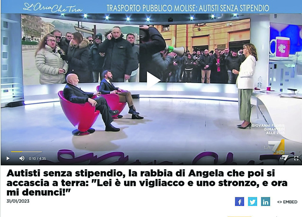 Vertenza Atm su La 7: chiediamo soldi ai figli