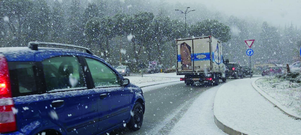 Allerta arancione sul Molise, oggi prevista anche la neve