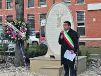 Il monumento alle 23 vittime del Covid di Santa Croce