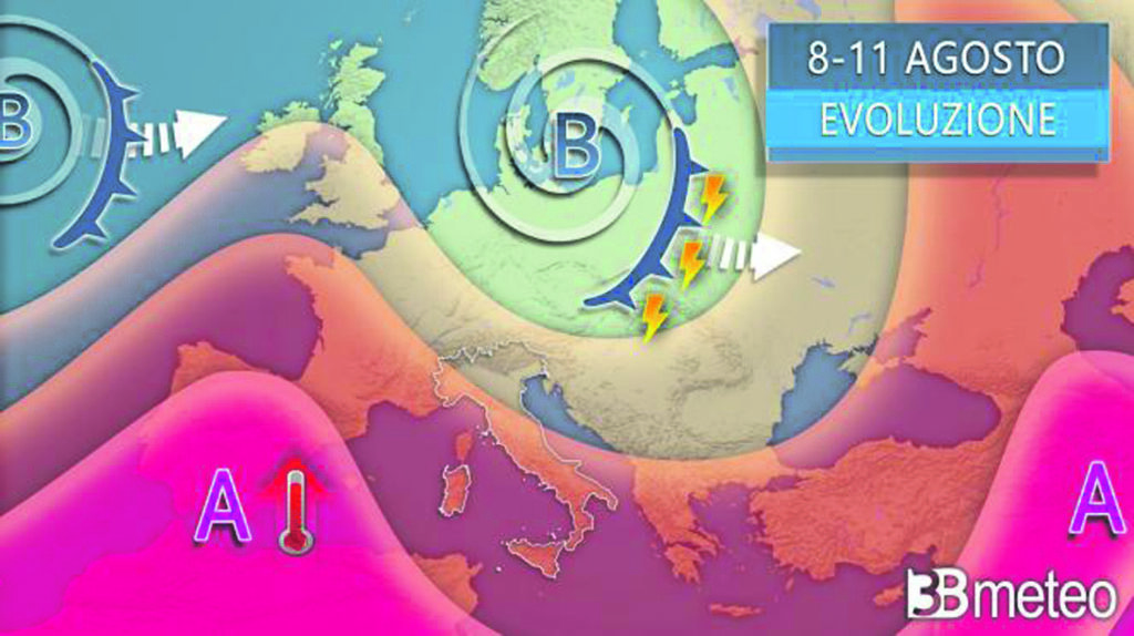 Torna l’anticiclone con tempo stabile e temperature in aumento