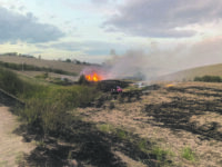 Raffica di incendi sui terreni del basso Molise