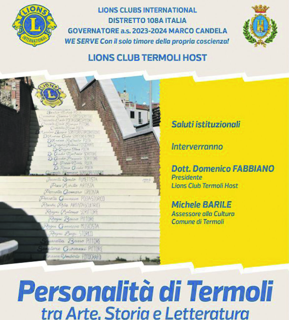 Termolesi illustri: Lions Host rispolvera la memoria locale