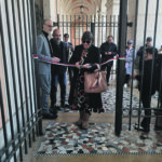 Campobasso, il portico di Palazzo San Giorgio come una galleria d’arte