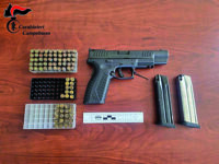 Guglionesi. Occultava pistola e proiettili nel garage, arrestato 35enne