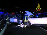 Campodipietra. Scontro frontale sulla strada statale 645, due feriti in ospedale