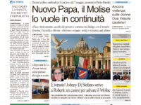 La prima pagina dell’edizione in edicola oggi