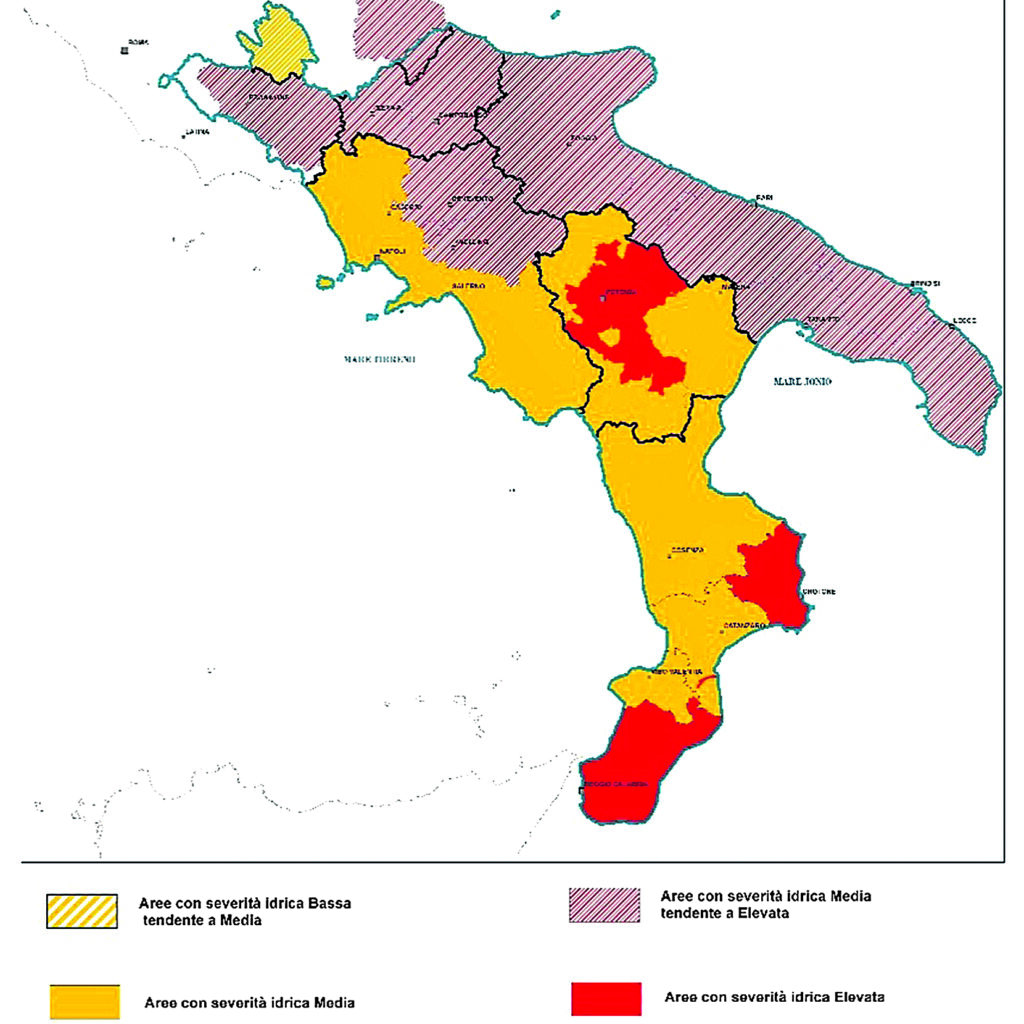 Severità idrica, Molise verso il rischio elevato