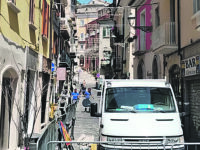 Campobasso. Via Cannavina chiusa per rischio crollo, da ieri off limits per auto e pedoni