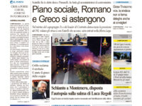 La prima pagina dell’edizione in edicola oggi