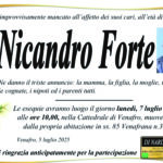 Venafro. Stroncato da un malore mentre è in bici, in Cattedrale l’addio a Nicandro Forte