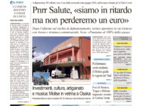 La prima pagina dell’edizione in edicola oggi