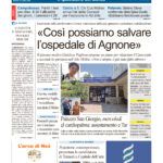 La prima pagina dell’edizione in edicola oggi