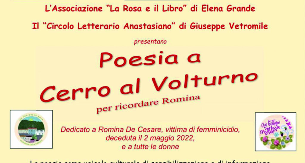Cerro al Volturno, la poesia ricorda Romina De Cesare