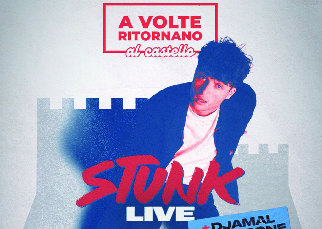 Il piazzale del castello Monforte si illumina con la musica di Stunk