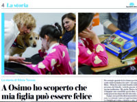 A Osimo «ho scoperto che mia figlia può essere felice»