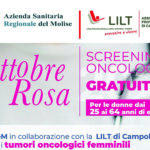 Asrem e Lilt rafforzano la sinergia: screening e info nell’Ottobre Rosa