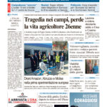 La prima pagina dell’edizione in edicola oggi