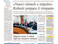 La prima pagina dell’edizione in edicola oggi