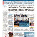La prima pagina dell’edizione in edicola oggi