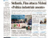 La prima pagina dell’edizione in edicola oggi