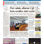 La prima pagina dell’edizione in edicola oggi
