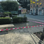 Isernia, distrutta la panchina del monumento di Cascella