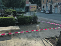 Isernia, distrutta la panchina del monumento di Cascella