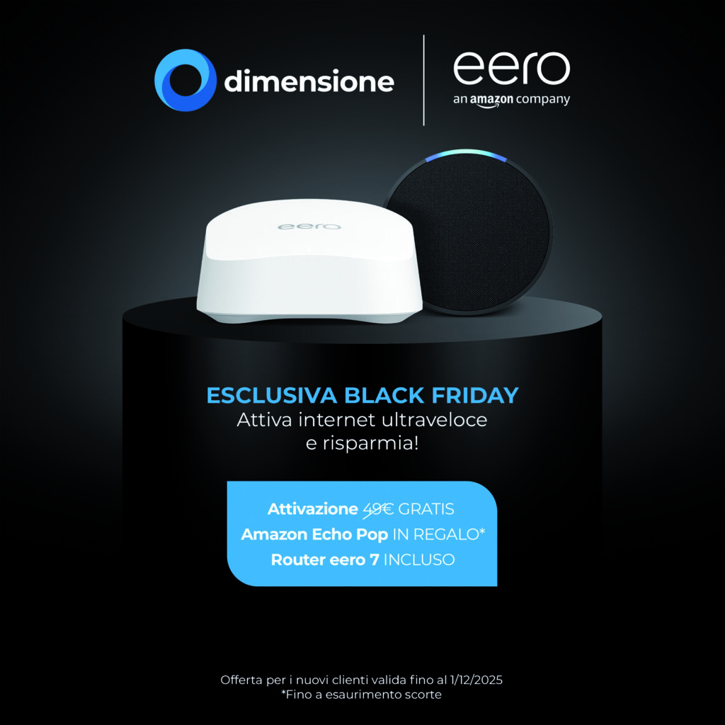 Black Friday, partito il co-branding Dimensione-Amazon