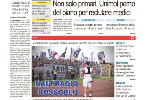 L’edizione completa di Primo Piano Molise del 2 novembre