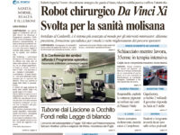 La prima pagina dell’edizione in edicola oggi