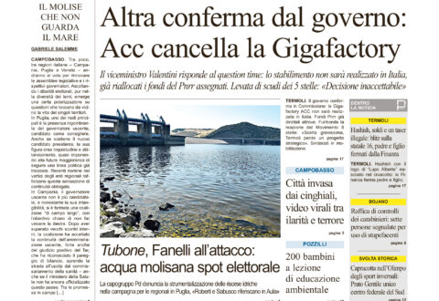 L’edizione completa di Primo Piano Molise del 20 novembre