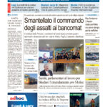 La prima pagina dell’edizione in edicola oggi
