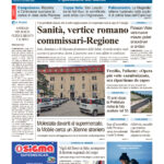 La prima pagina dell’edizione in edicola oggi