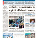 La prima pagina dell’edizione in edicola oggi