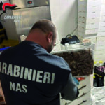 Nas in azione, chiuse 10 attività e sequestrati 17 quintali di alimenti