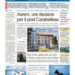 La prima pagina dell’edizione in edicola oggi