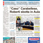 La prima pagina dell’edizione in edicola oggi