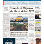 La prima pagina dell’edizione in edicola oggi